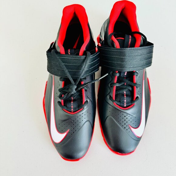 NEW NIKE SAVALEOS RED AND BLACK WEIGHTLIFTING SPORTS SNEAKERS CV5708-002 SZ 12 main image 7